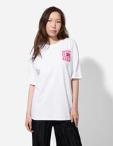 Majica kratkih rukava - Štampanje pozadi - bela