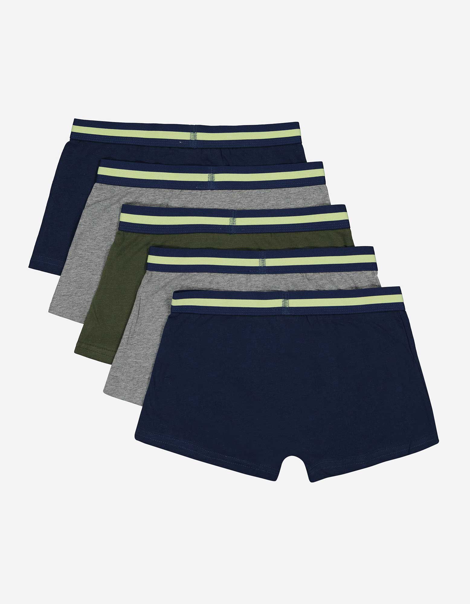 Boxershort - Set van 5 - donkerblauw