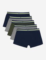 Boxershort - Set van 5 - donkerblauw