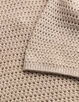 Pulovr - Nadměrn&yacute; střih Oversized Fit - b&eacute;žov&aacute;