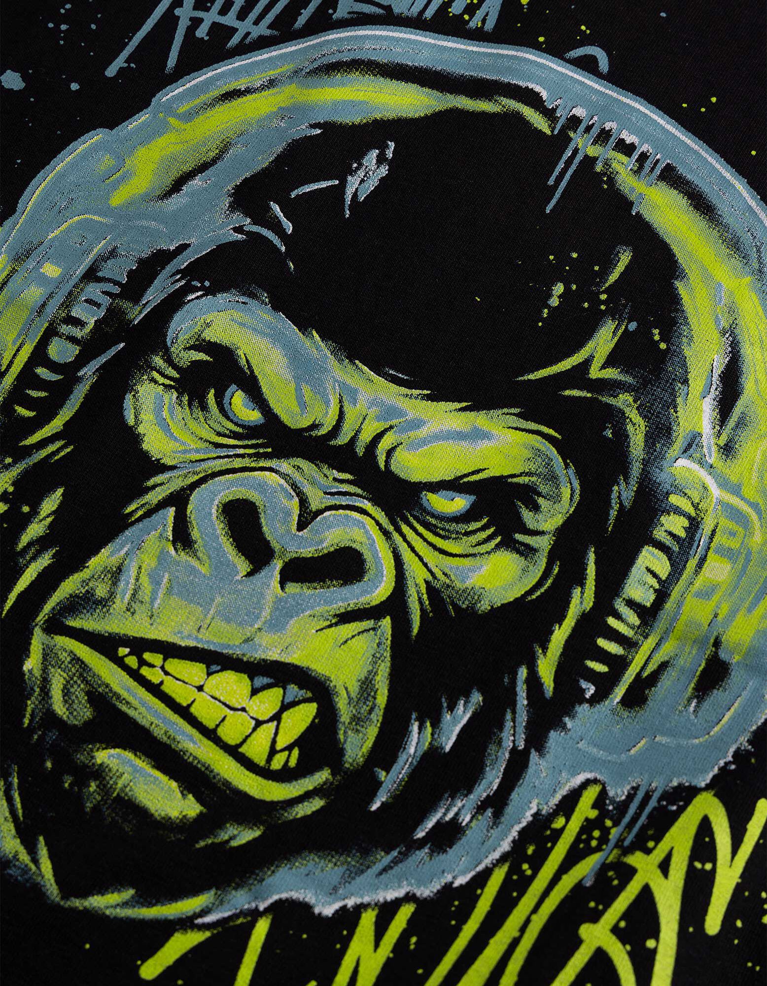 T-shirt - Voorkantprint - Zwart