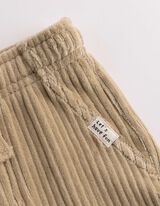 pantaloni in velluto a coste - Misto cotone - Beige