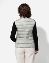 Steppweste - Stehkragen - dunkelgr&uuml;n