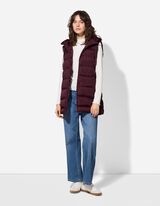 pikowana kamizelka - Regular Fit - ciemny lila