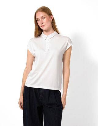 Poloshirt - Kurze &Auml;rmel - Off-White