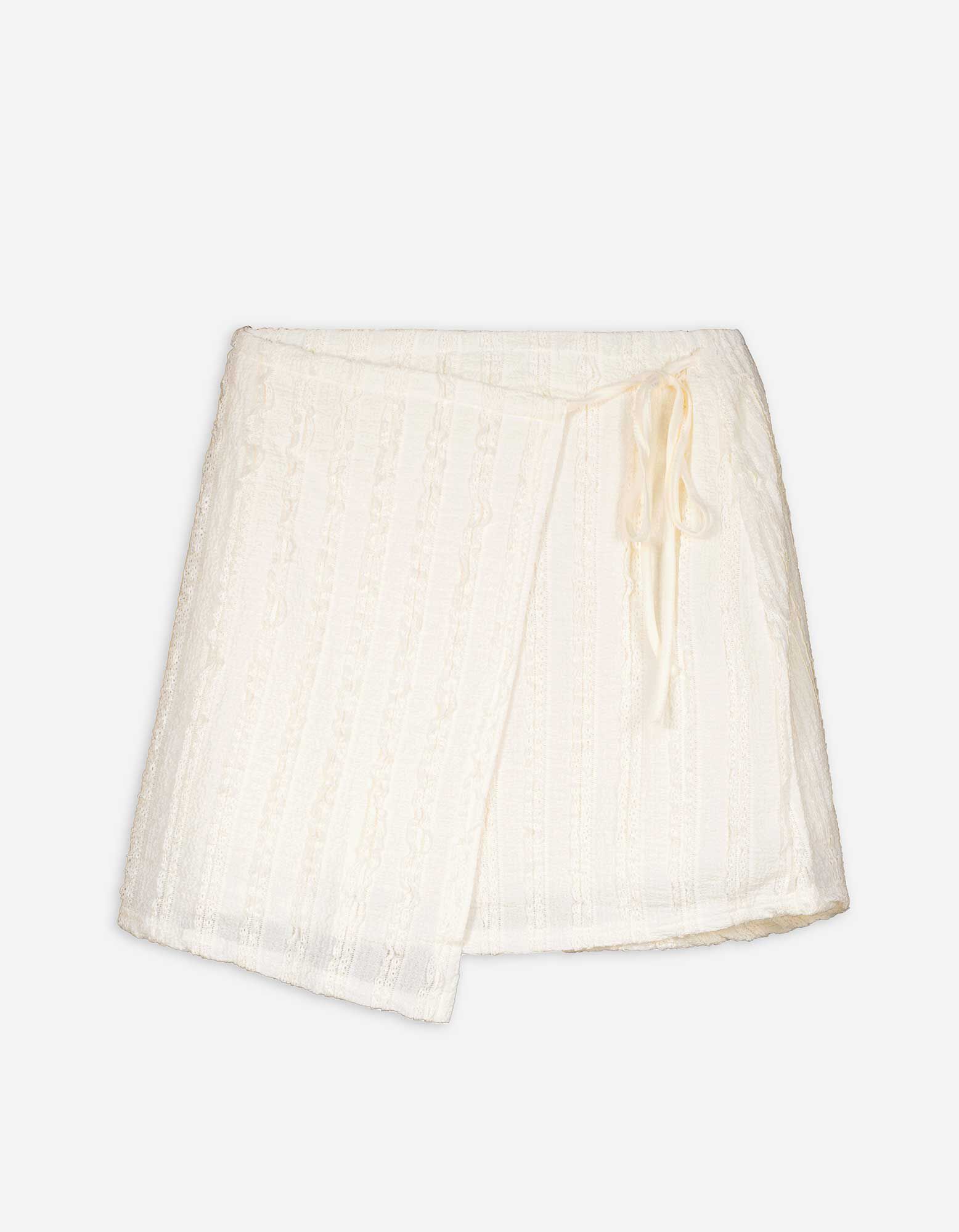 Gonna incrociata Sottogonna bianco Takko Fashion