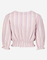 Blouse - Base attach&eacute;e - blanc