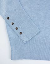 Trui - LENZING™ ECOVERO™ - lichtblauw