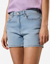 Denim short - Regular fit - Lichtblauw