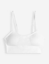 Bustier - &uuml;berwiegend nahtlos - wei&szlig;