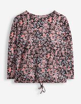 Shirt - Knotendetail - schwarz