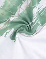 Marškinėliai - Blizgus paveikslėlis - baltas