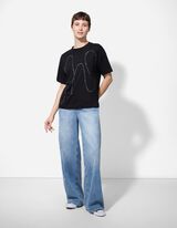 Marškinėliai - Vienspalviai - juodas