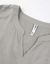 Bluza-haljina - Viskoza - tamno-zelena