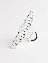 Haarklammer - silberfarben