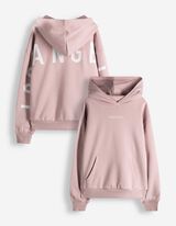 Hoodie - Print - roze