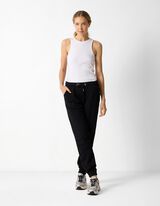 Pantaloni jogging - Regular Fit - Negru