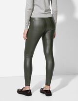 Pantaloni - Skinny Fit - Verde inchis