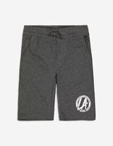 Kratke hlače - &Scaron;porten sweat material - temno siva