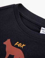 Mar&scaron;kinėliai ilgomis rankovėmis - Su paveikslėliais - tamsiai melynas