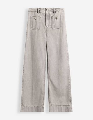 Jeans - Wide Fit - Grau