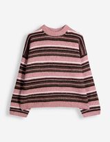 Pullover - Streifen - Lila