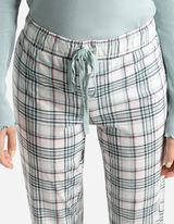 Pyjamabroek - Tunnelkoord in de zoom - groen