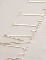 Tričko - Výšivka - béžová