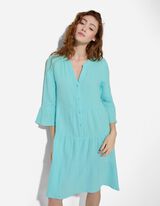 Kleid - A-Shape - türkis