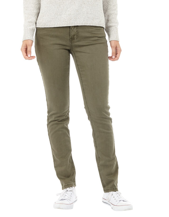 Damen Coloured Slim Fit Jeans