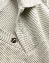 Poloshirt - Waffelstruktur - Hellgr&uuml;n