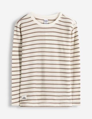 Longsleeve - Strepen - wit