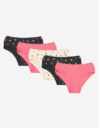 Slip - Set van 5 - donkergrijs