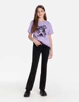 Marškinėliai - Su paveikslėliais - violetine