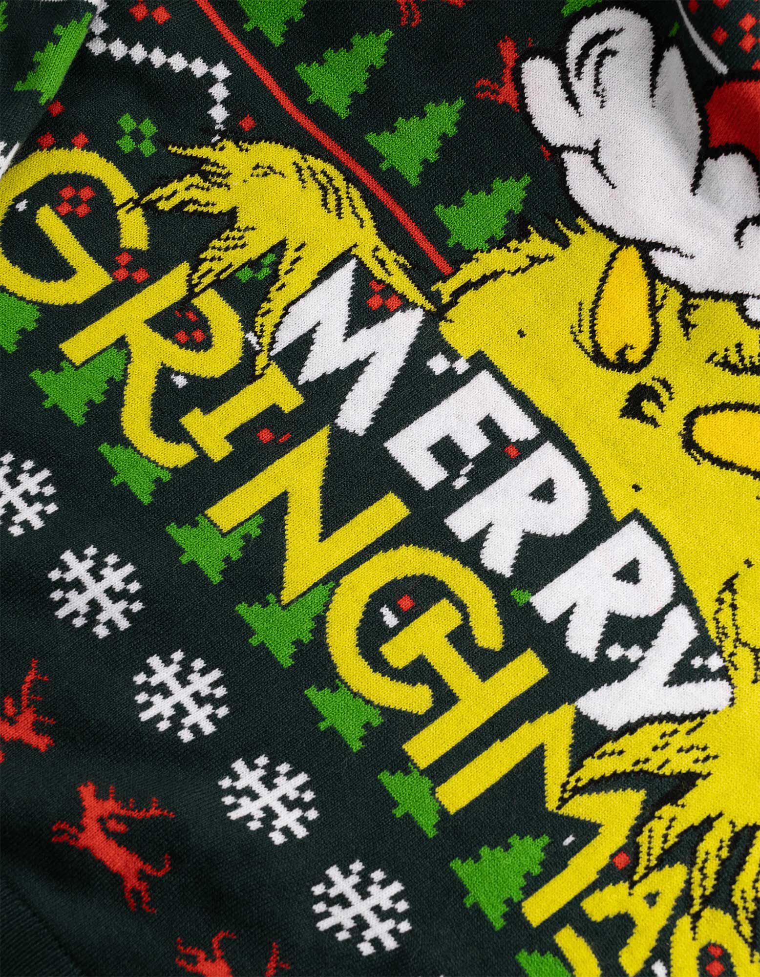 Pulovr - Grinch - Tmavě zelen&aacute;