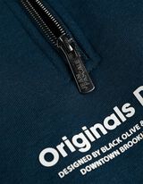 Sweatshirt - Troyer - türkis