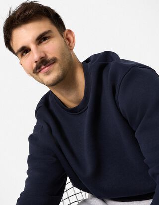 Sweatshirt - Oversized Fit - Dunkelblau