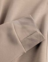 Kleid - Sweat - beige