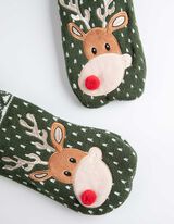 Udobne čarape - Božić - zeleno