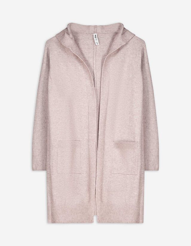Longcardigan - Woll-Optik - beige