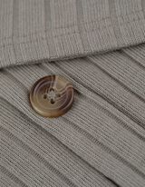 T-shirt - Knoopsluiting - donkergroen