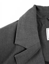 Blézer - Vállpárnák - sötétszürke