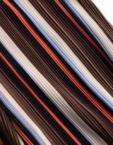 Hose - Plissee - braun