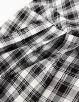 Nabrano krilo - Dvojna guba - crna