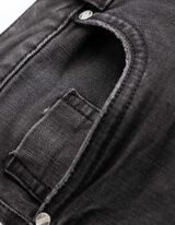 Jeansshorts - black denim - schwarz