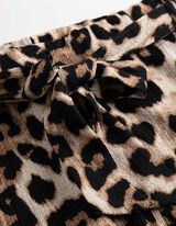 Hose - Leopardenmuster - Beige