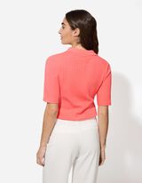 Poloshirt - Katoenmix - lichtrood