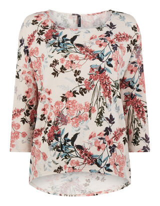 Damen Pullover mit Kettenmuster 