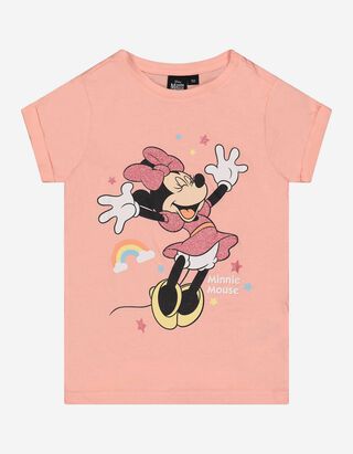 T-shirt - Minnie Mouse - lichtrood