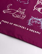 T-Shirt - Tiermotiv - Dunkelrot